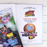 Personalised Disney Jr Mickey And The Roadster Racers Hardback Story Book Extra Image 3 Preview
